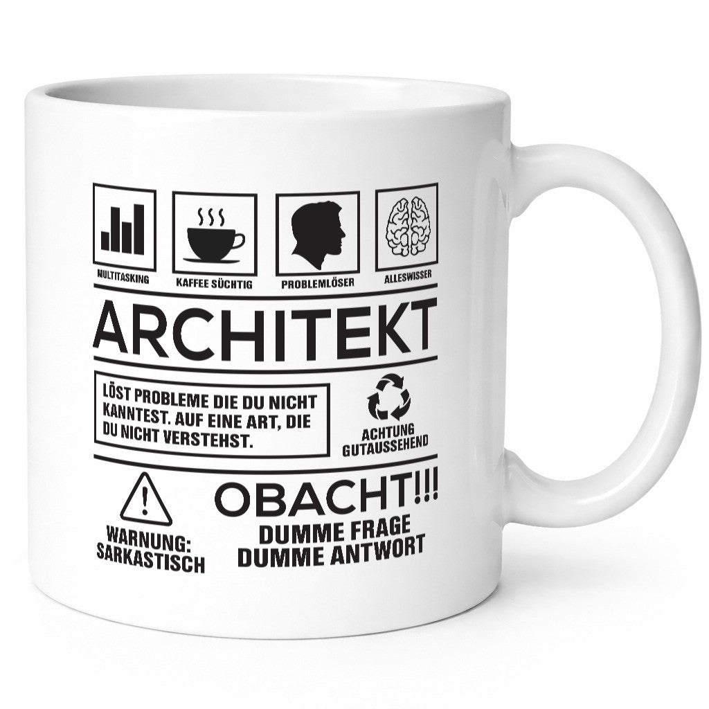 Achtung Probleme Architekt | Architektur Büro lustig Arbeit Kollegen Geschenk