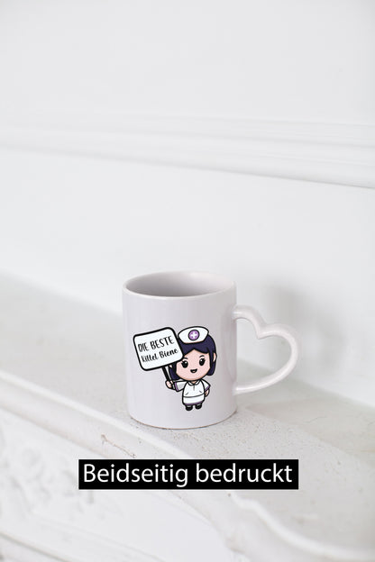 Die beste Kittel Biene | Krankenschwester Schild Geschenkidee Humor Tasse