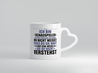 Löse Probleme: Schauspieler | Theater v2 lustig Humor Geschenkidee Geschenk