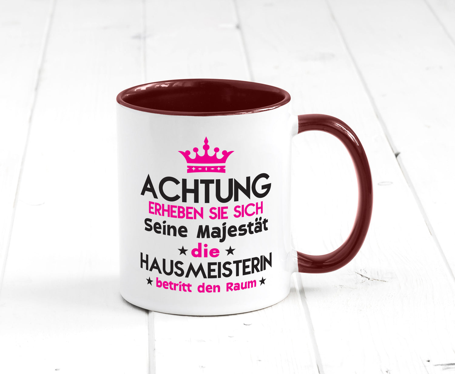 Seine Majestät Hausmeisterin | Hauswart Humor Geschenkidee Tasse