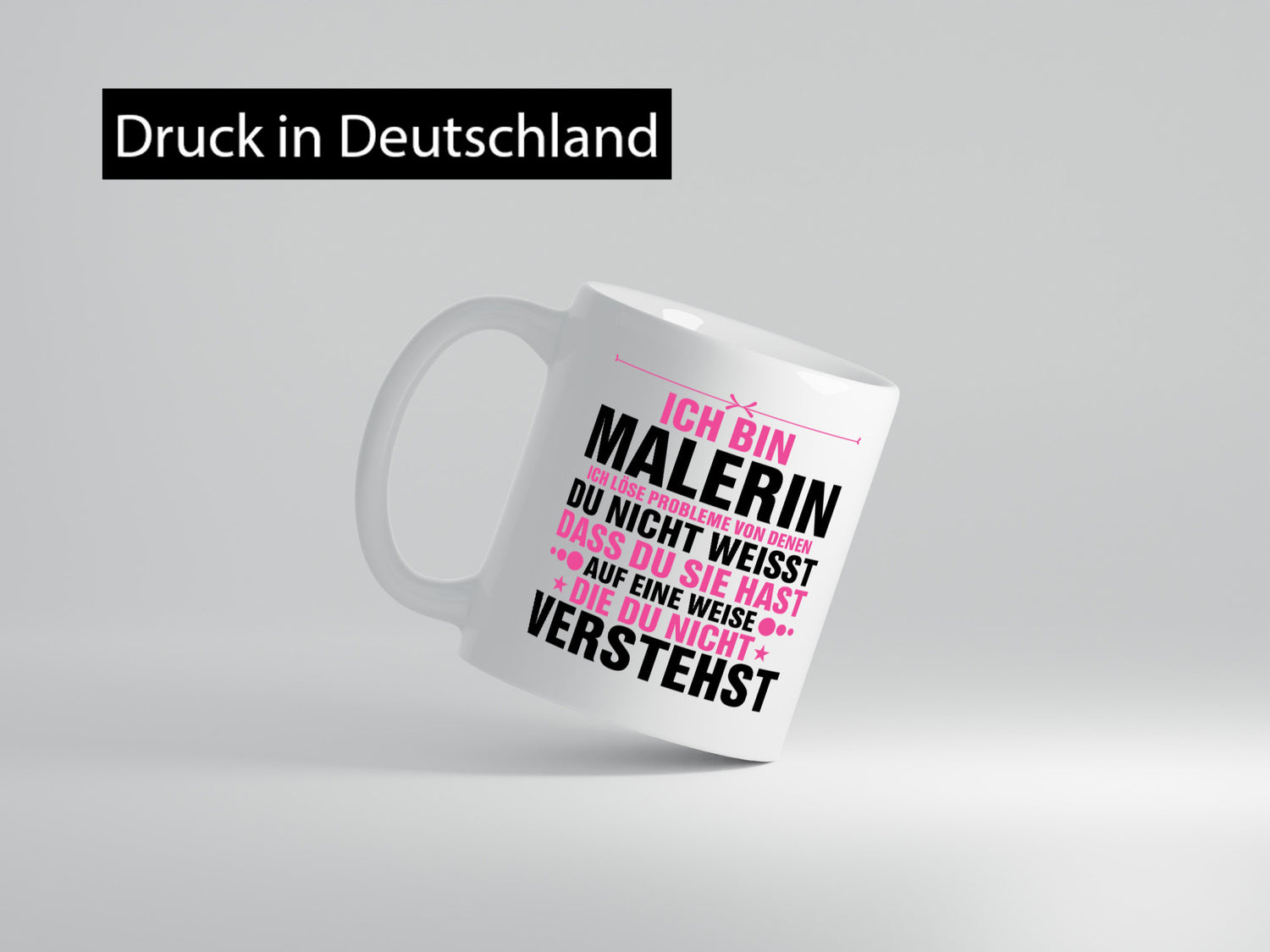Löse Probleme: Malerin | Malerinnen Humor Geschenkidee Tasse