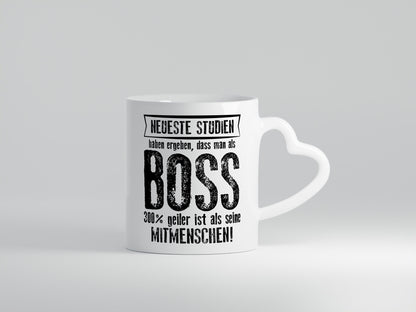 Neuste Studien: Boss | Führungskraft Vorgesetzter lustiger Spruch Geschenk