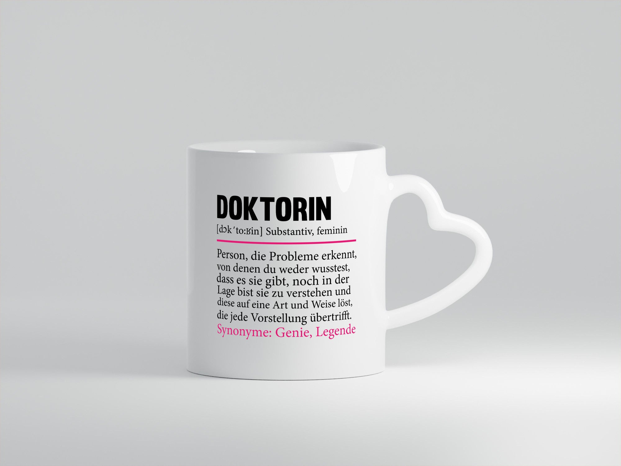 Doktorin | Spruch lustig Doktorand Doktortitel Humor Geschenkidee Geschenk Tasse