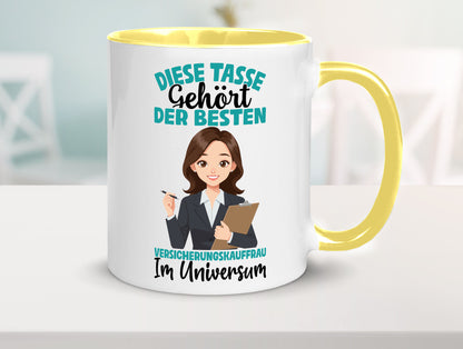 Im Universum: Versicherungskauffrau | Kauffrau lustig Humor Geschenkidee
