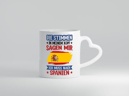 Spanien | Urlaubsgedanken im Kopf Traumland v2 Lustiger Spruch Geschenk