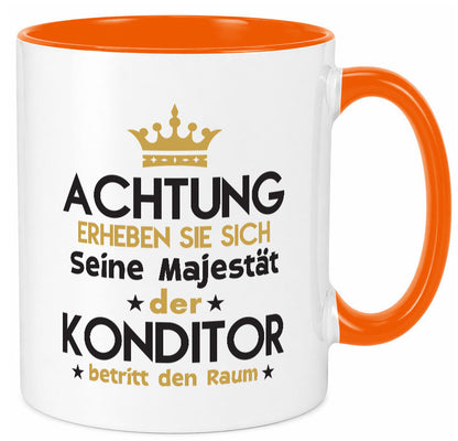 Seine Majestät Konditor | Konditorei Geschenkidee Humor Tasse