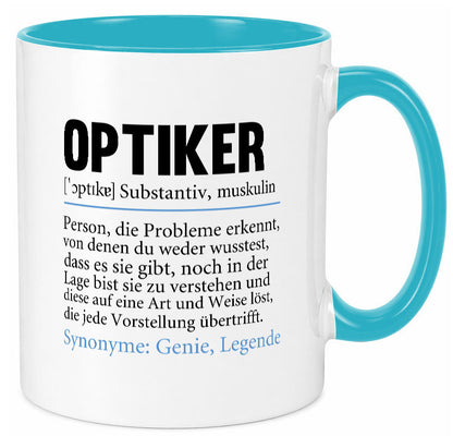 Optiker | Spruch Augenoptiker Beruf Humor v2 lustiger Geschenk Arbeit Kollegen