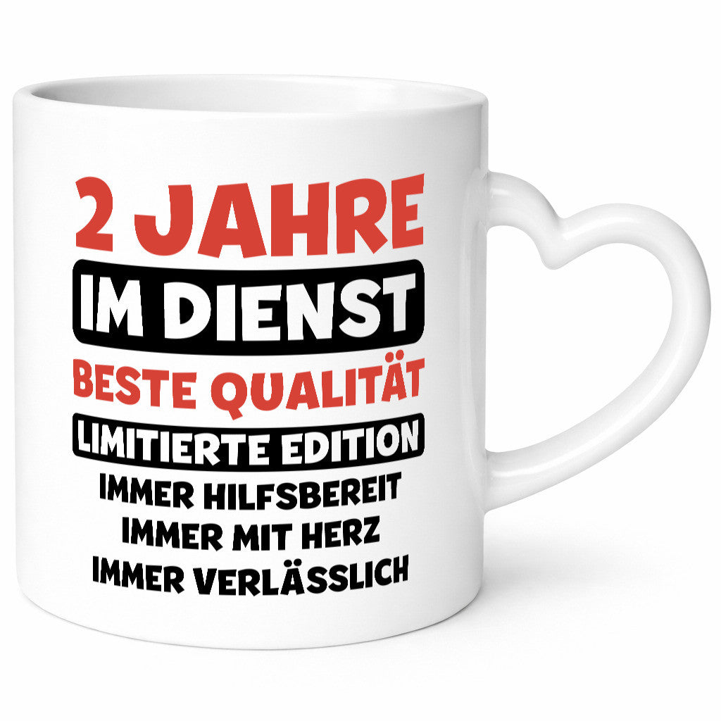 2 Jahre im Dienst | Jubiläum Arbeit v3 Geschenk Kollegen Büro lustiger Spruch
