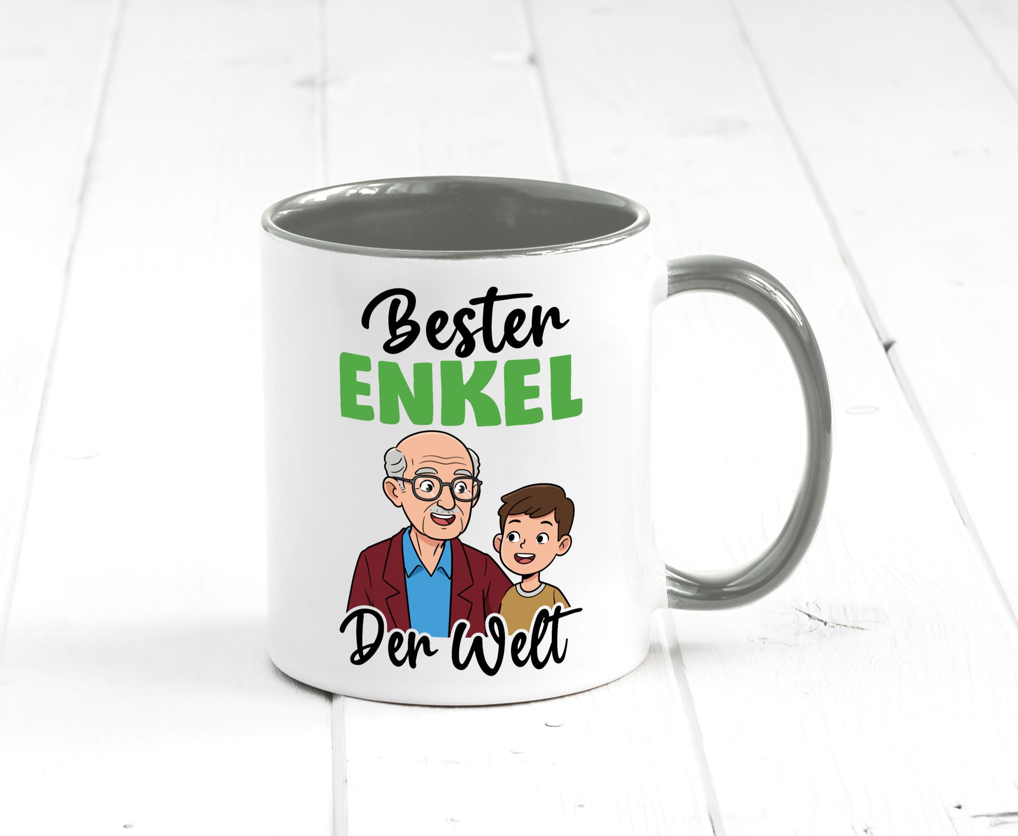 Bester Enkel | Großmutter Großvater Oma Opa lustiger Spruch Geschenk Familie