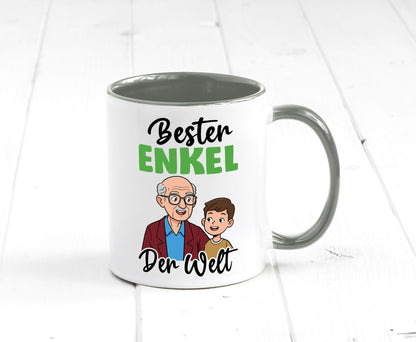 Bester Enkel | Großmutter Großvater Oma Opa lustiger Spruch Geschenk Familie