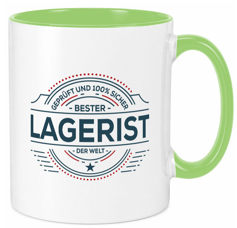 Geprüft und sicher: Lagerist | Lageristen Lager Arbeiter lustiger Spruch