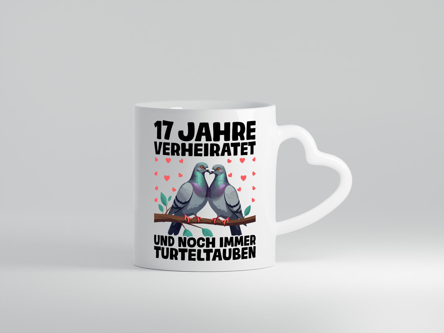 17 Jahre verheiratet | Turteltauben Ehe Ehepaar lustig Humor Geschenkidee