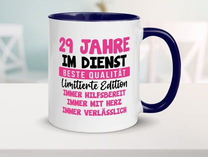 29 Jahre im Dienst | Jubiläum Arbeit v10 Geschenk Kollegen Büro lustiger Spruch