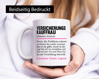 Versicherungskauffrau | Kauffrau Spruch Beruf lustig Arbeit Kollegen Büro