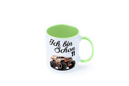 11. Geburtstag | Monster truck 11 Jahre lustiger Spruch Geschenk Geschenkidee