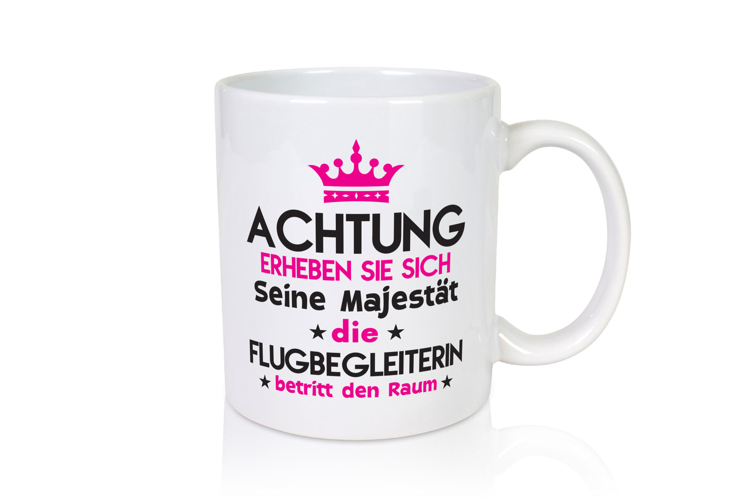 Seine Majestät Flugbegleiterin | Stewardess Flughafen Geschenkidee Humor Tasse