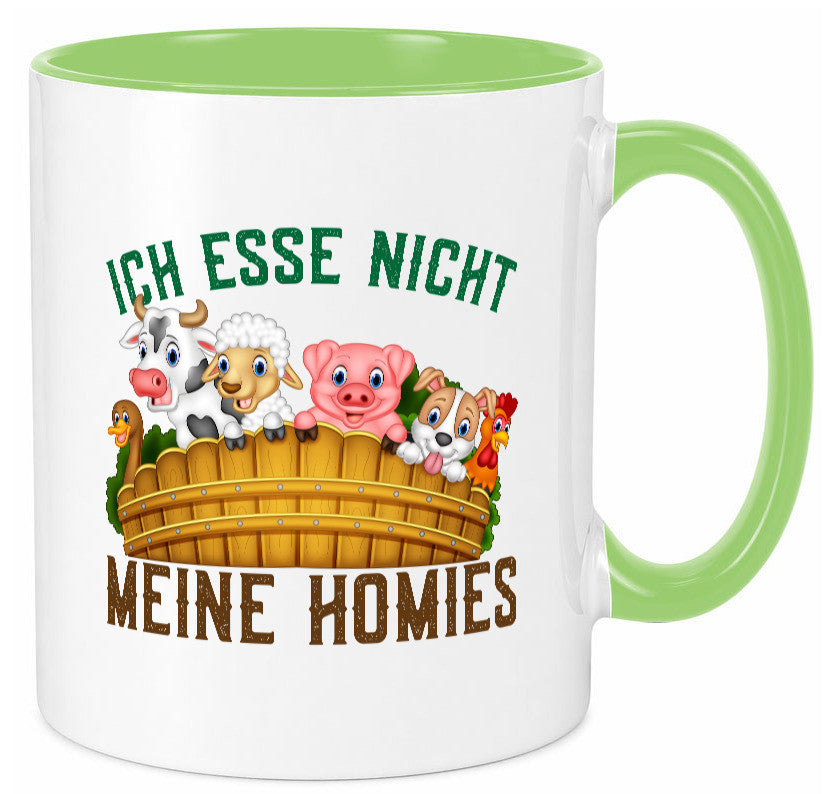 Ich esse nicht meine Homies | Farmer Landwirt lustiger Spruch Geschenk Humor Tasse
