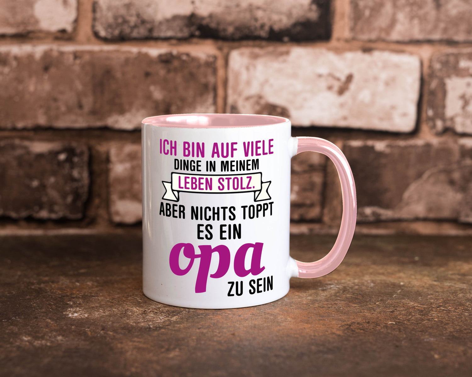Opa Tasse | Stolzer Großvater Vatertag Enkelkinder Geschenk Familie