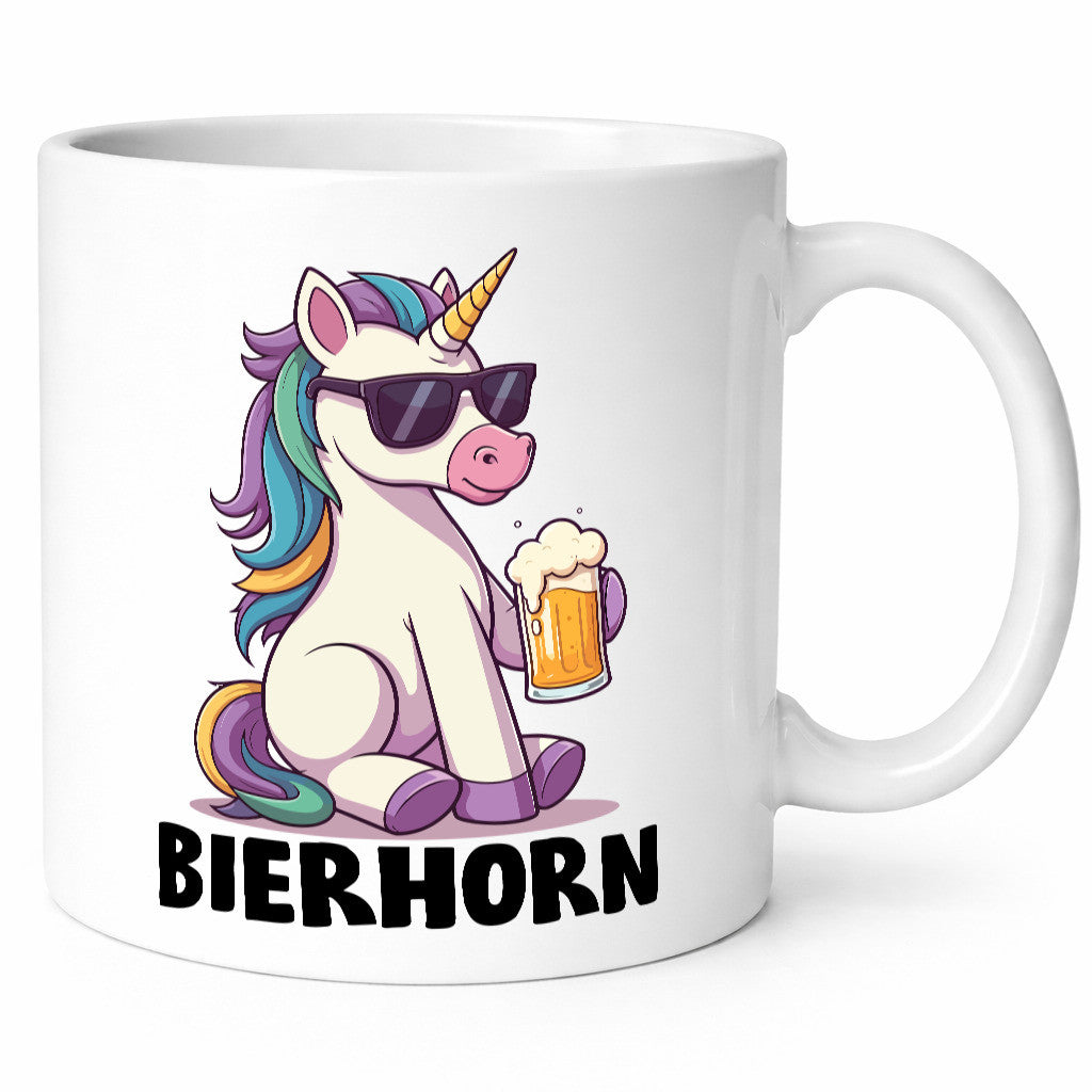 Bierhorn | Einhorn Bierliebhaber Geschenkidee Humor Tasse