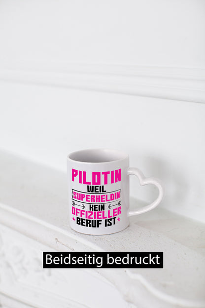 Superheldin Pilotin | Definition Piloten lustiger Spruch Geschenk Humor