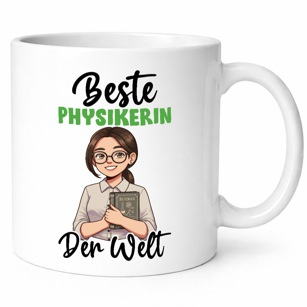 Beste Physikerin | Physik v2 Geschenkidee Humor Tasse