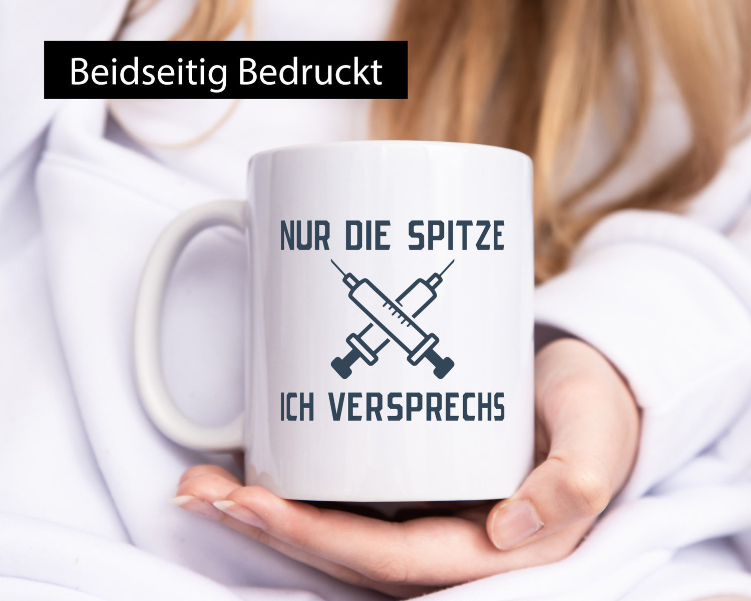 Nur die Spitze, ich versprechs | Spritzen Krankenschwester lustiger Spruch