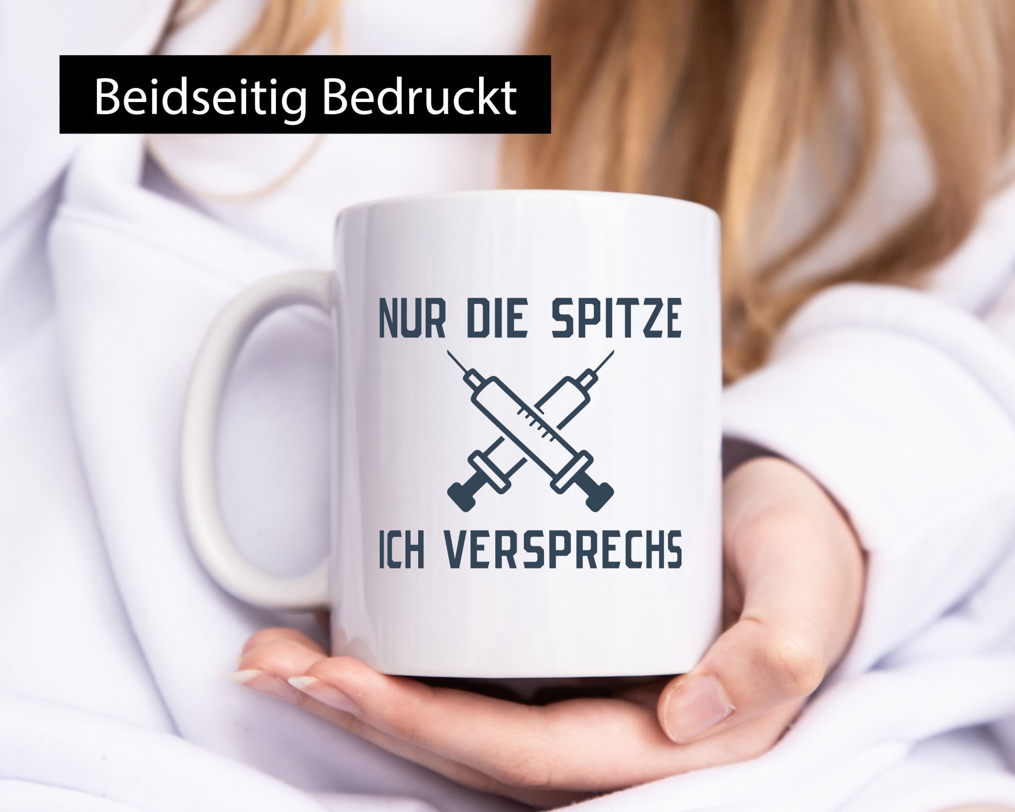Nur die Spitze, ich versprechs | Spritzen Krankenschwester lustiger Spruch