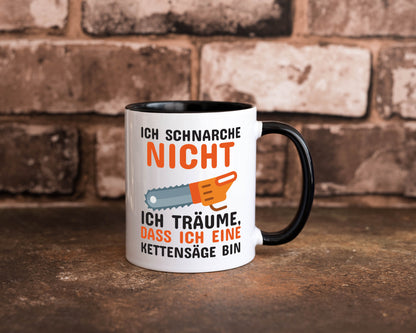 Ich schnarche nicht lustiger Spruch Geschenk Humor Geschenkidee Tasse