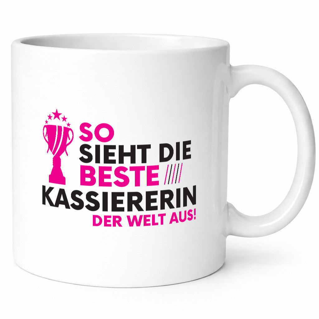 Die Weltbeste Kassiererin Geschenkidee Humor Tasse