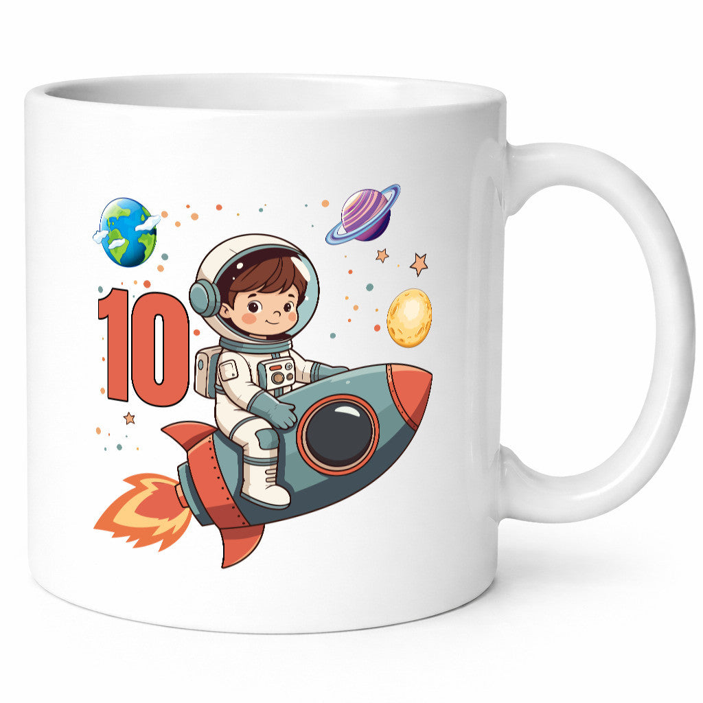 10. Geburtstag | 10 Jahre Astronaut Weltraum Geschenkidee Humor Tasse