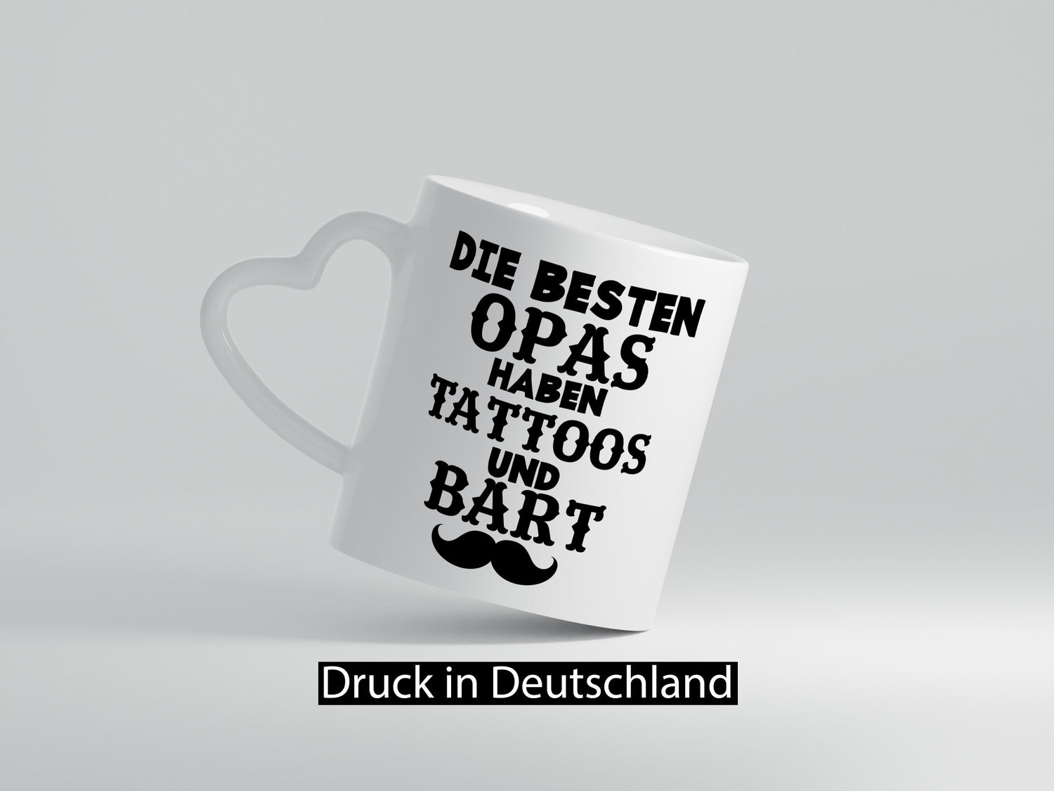 Die besten Opas haben Tattoos und Bart | Schneuzer Humor Familie Geschenkidee