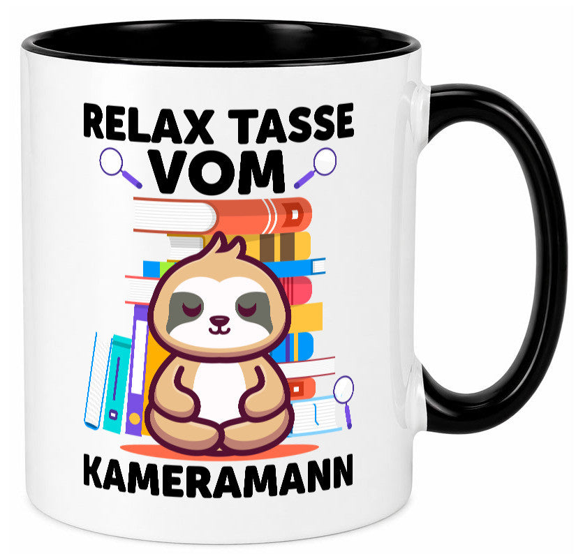 Relax Tasse: Kameramann | Kamera Humor Geschenkidee Tasse