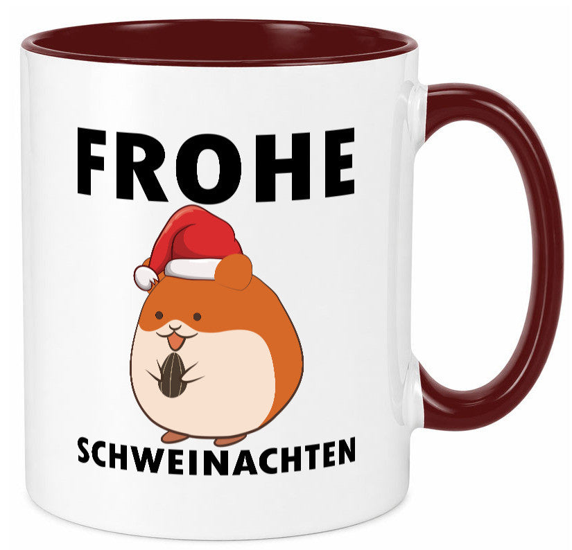 Frohe Schweinachten | Meerschweinchen Weihnachten lustiger Spruch Geschenk
