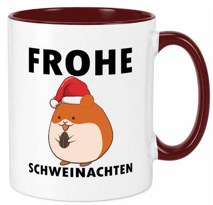 Frohe Schweinachten | Meerschweinchen Weihnachten lustiger Spruch Geschenk