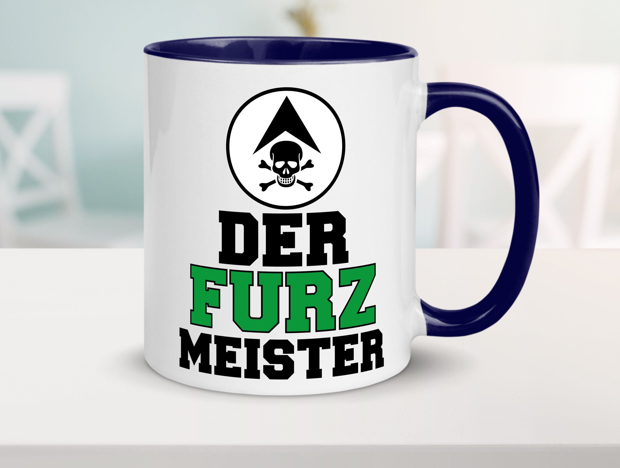 Der Furz Meister | Männer Tasse derber Humor Furzen lustiger Spruch Geschenk
