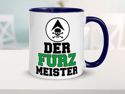 Der Furz Meister | Männer Tasse derber Humor Furzen lustiger Spruch Geschenk