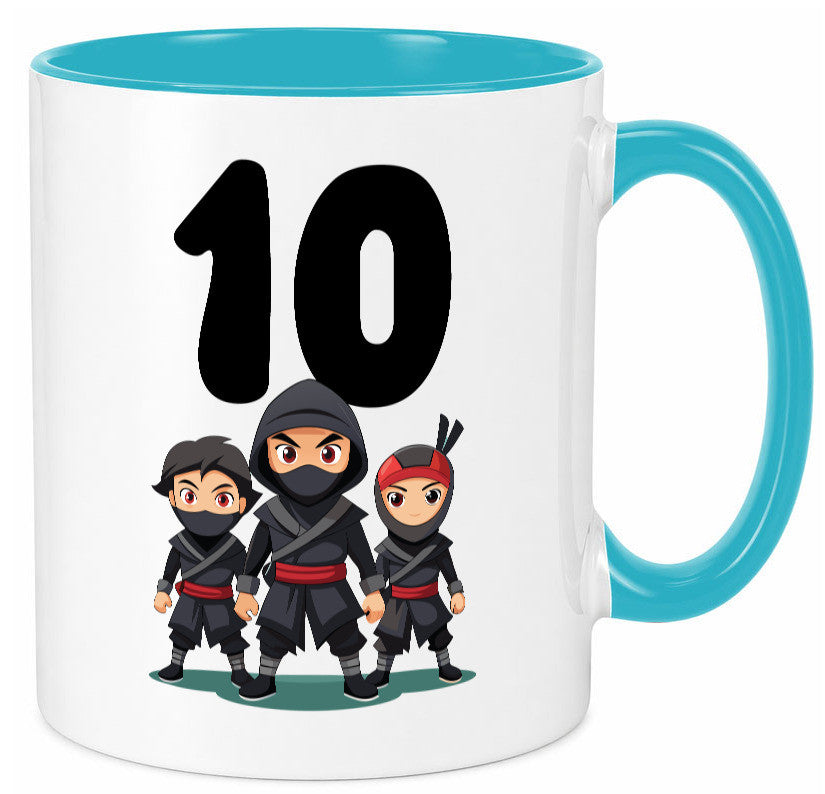 10. Geburtstag | 10 Jahre Ninja Humor Geschenkidee Tasse