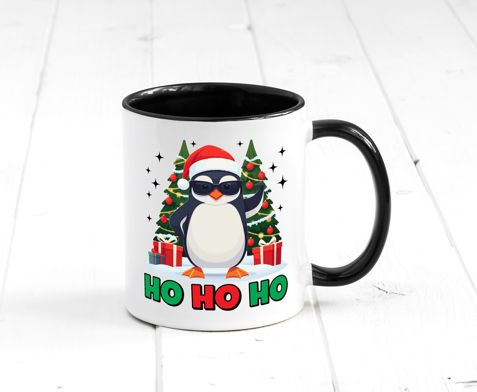 Ho | Weihnachts Pinguine Weihnachten lustig Humor Geschenkidee Geschenk Tasse