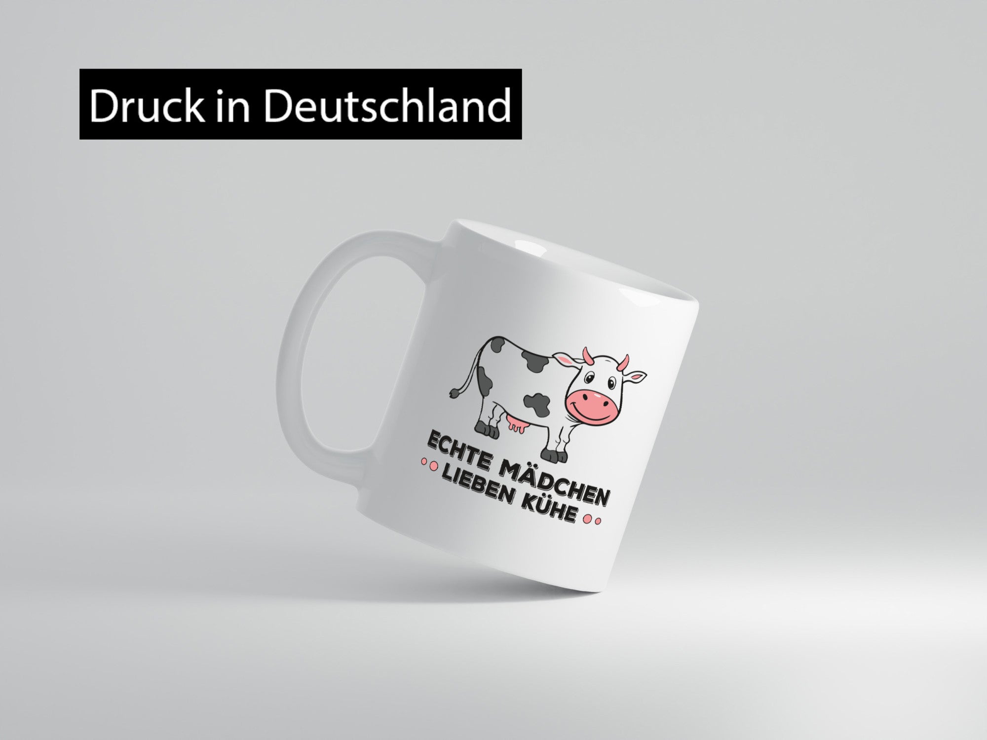 Echte mädchen lieben Kühe | Farm Farmer Bauer lustiger Spruch Geschenk Humor