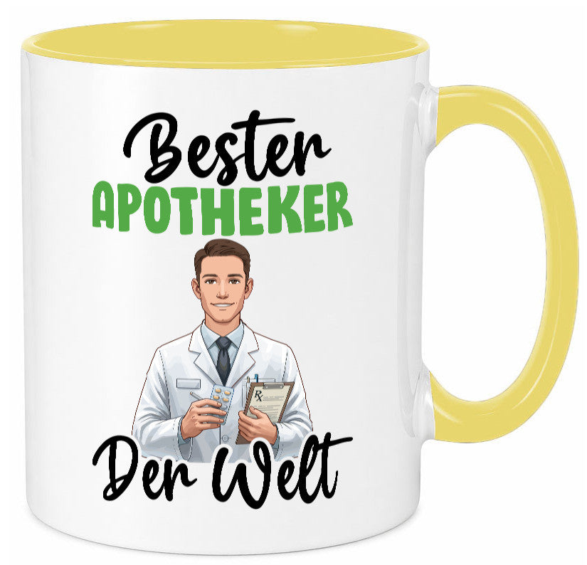 Bester Apotheker | Apotheke Pharmazie v2 Humor Geschenkidee Tasse