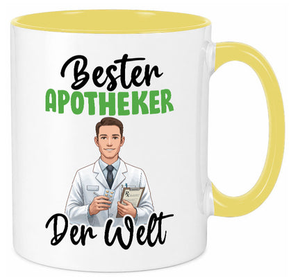 Bester Apotheker | Apotheke Pharmazie v2 Humor Geschenkidee Tasse