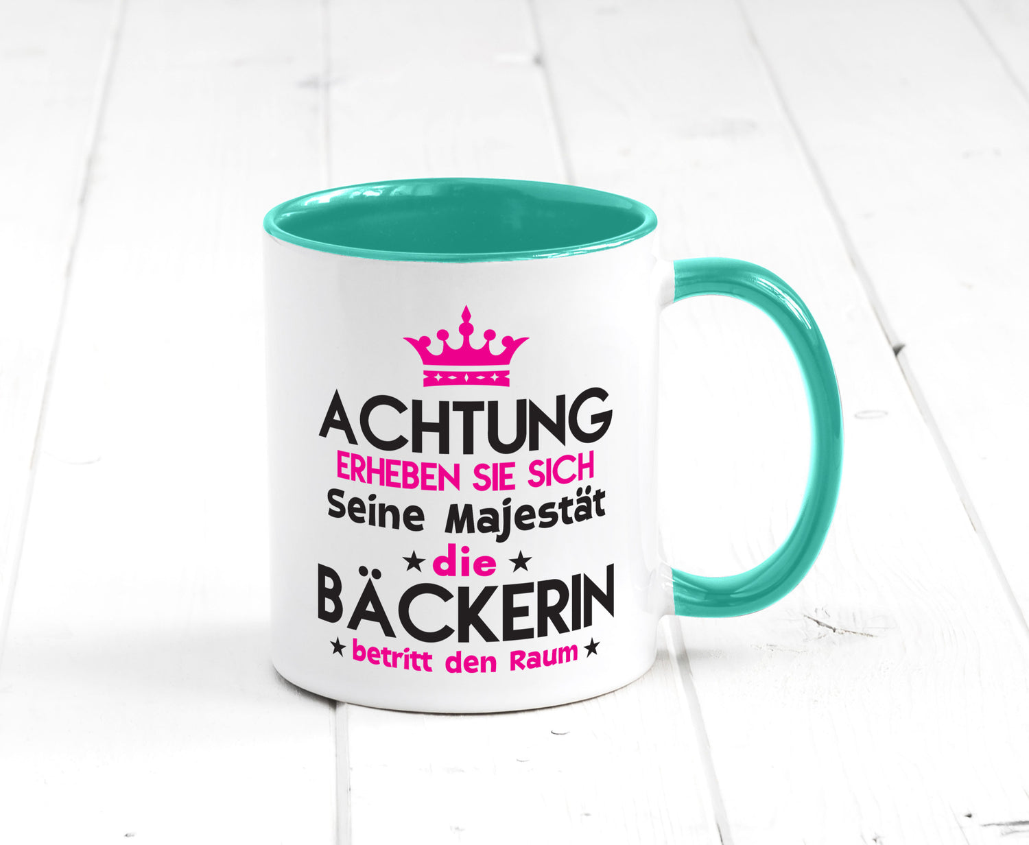 Seine Majestät Bäckerin | Bäckerei Frauen Backen Humor Geschenkidee Tasse