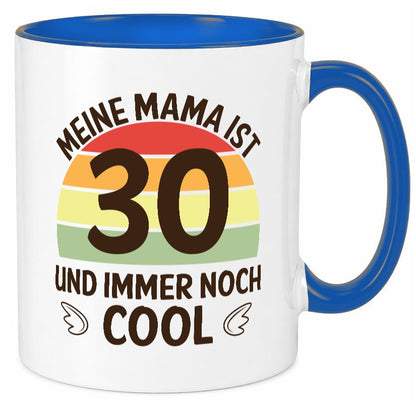 Mama 30, noch cool | Flügel lustig Familie Geschenkidee Geschenk Tasse