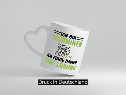 Ich bin Techniker finde immer eine Lösung | lustiger Spruch Geschenk Humor