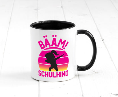 Bääm Schulkind | Einschuldung Schulanfang Geschenkidee Humor Tasse