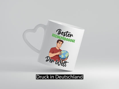 Bester Sozialpädagoge | Pädagoge v2 Geschenkidee Humor Tasse