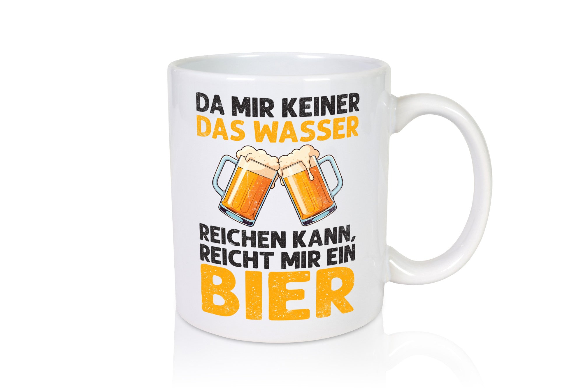 Keiner kann mir das Wasser reichen also reicht Bier v2 Geschenk Humor