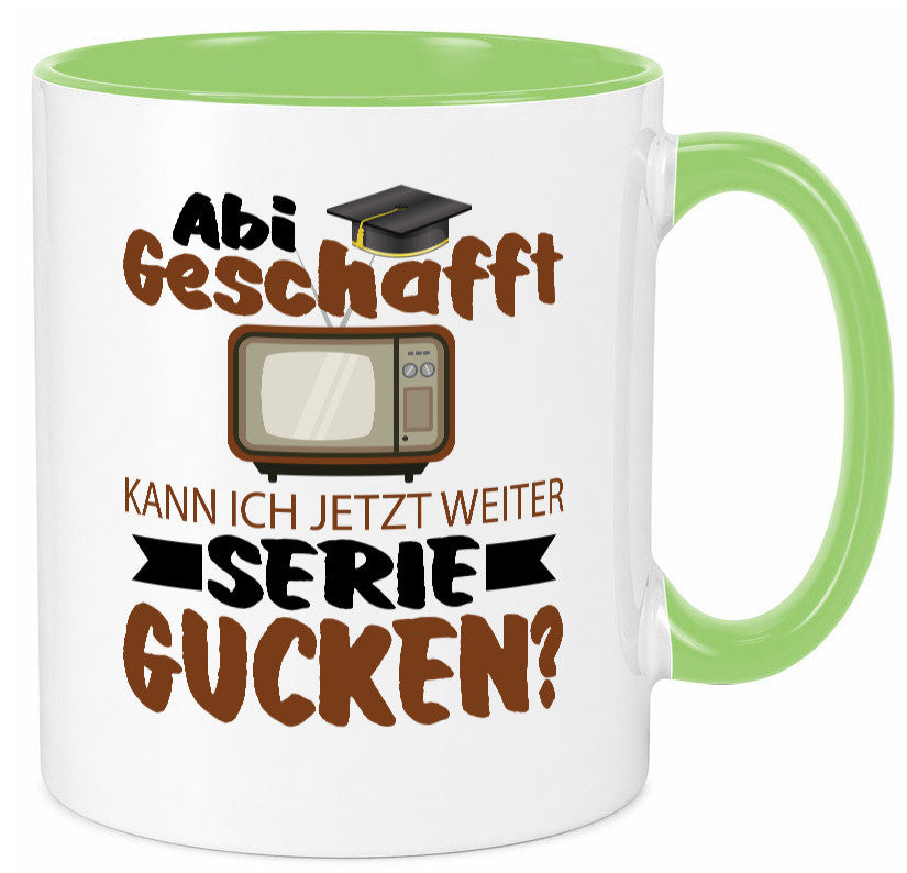 Abi Geschaft | Serie Gucken Bachlor Abitur Geschenk Humor Geschenkidee lustiger
