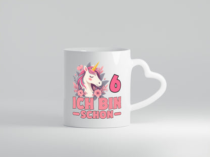 6. Geburtstag | 6 Jahre Einhorn bin schon Mädchen Geschenk Geschenkidee