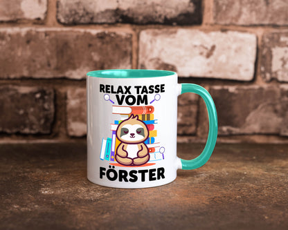 Relax Tasse: Förster | Forst Arbeit Geschenk Kollegen Büro lustiger Spruch Tasse